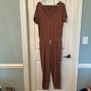 Vuori Brown Jumpsuit